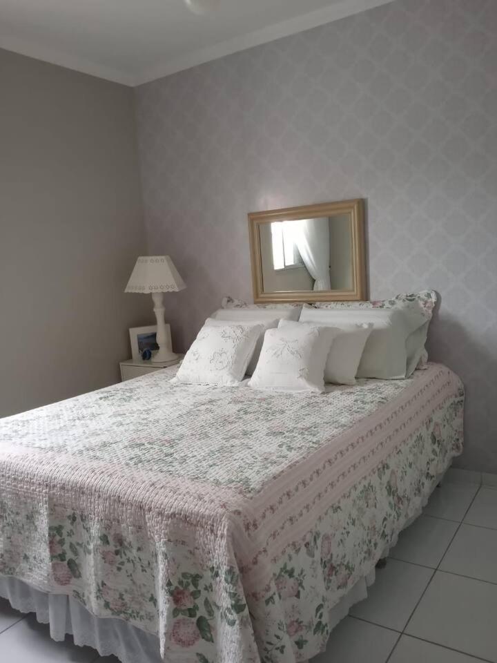Apartamento completo na calçada da praia Apartment Guaruja Ngoại thất bức ảnh