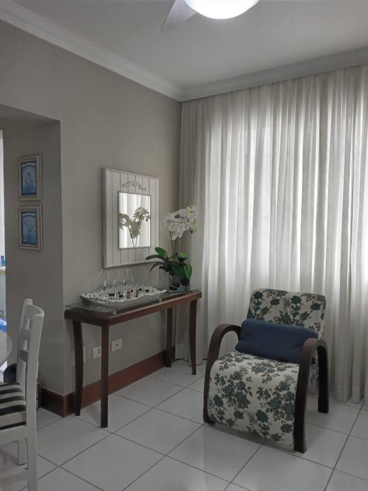 Apartamento completo na calçada da praia Apartment Guaruja Ngoại thất bức ảnh