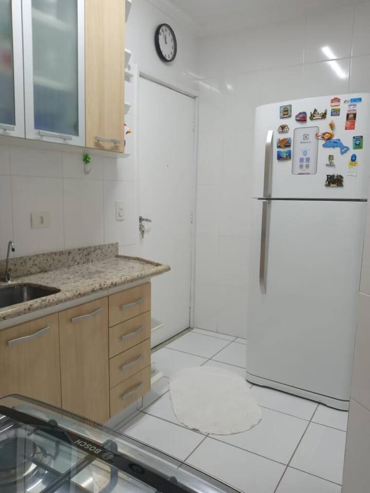 Apartamento completo na calçada da praia Apartment Guaruja Ngoại thất bức ảnh