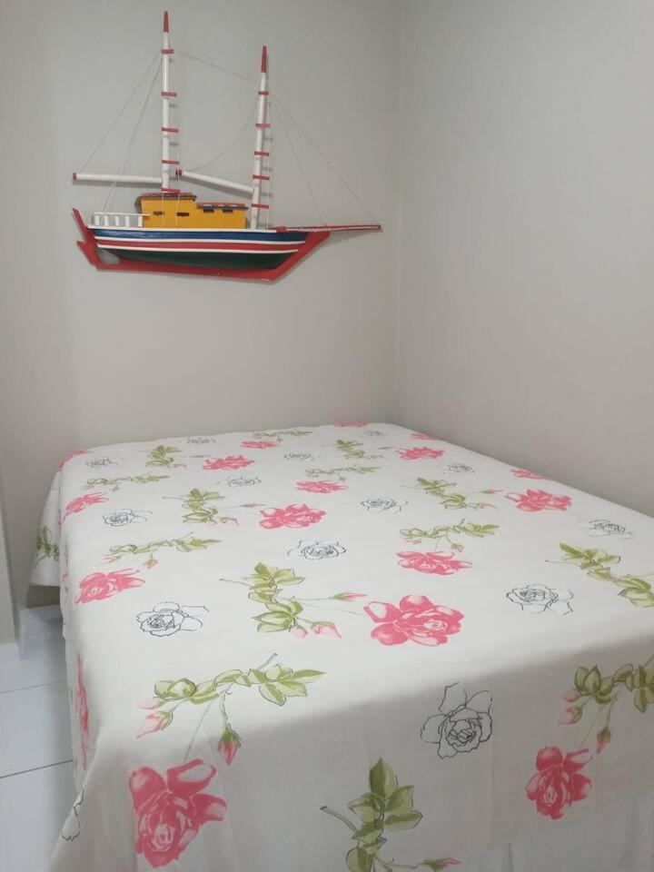 Apartamento completo na calçada da praia Apartment Guaruja Ngoại thất bức ảnh
